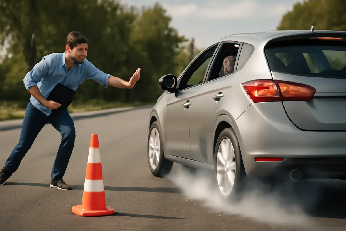 Frenata di emergenza: la tecnica insegnata nelle autoscuole per accorciare lo spazio di arresto