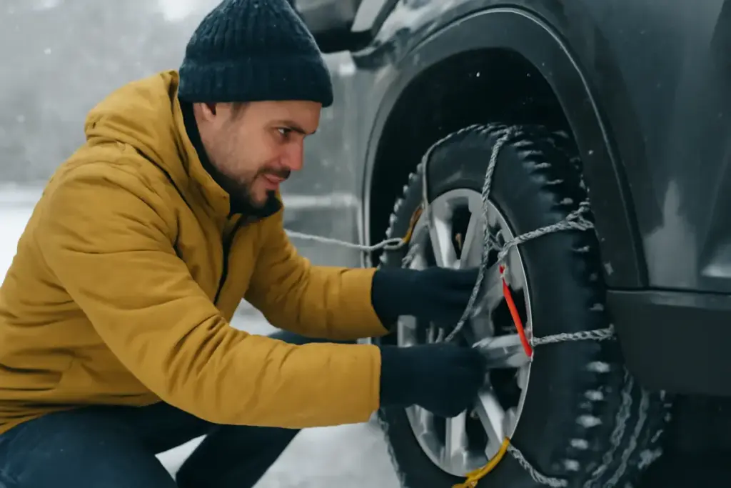 Catene da neve obbligatorie: come montarle correttamente per viaggiare in totale sicurezza